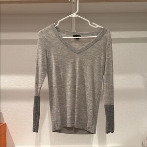 Club Monaco Gray V-Neck Sweater
